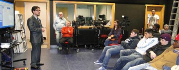 Afghanistan Journalists Center Deputy Director visits West-Thames College London
